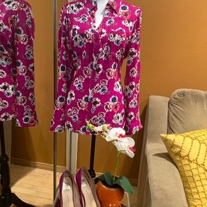 Printed Portofino blouse